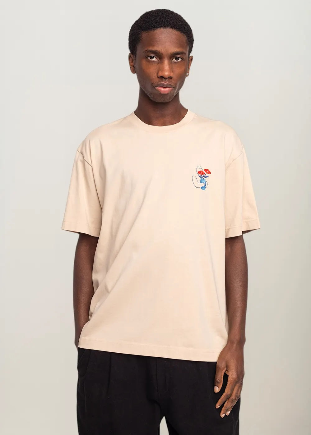 Olow Strong T-Shirt - Cream Men's Tops - Sloane Boutique