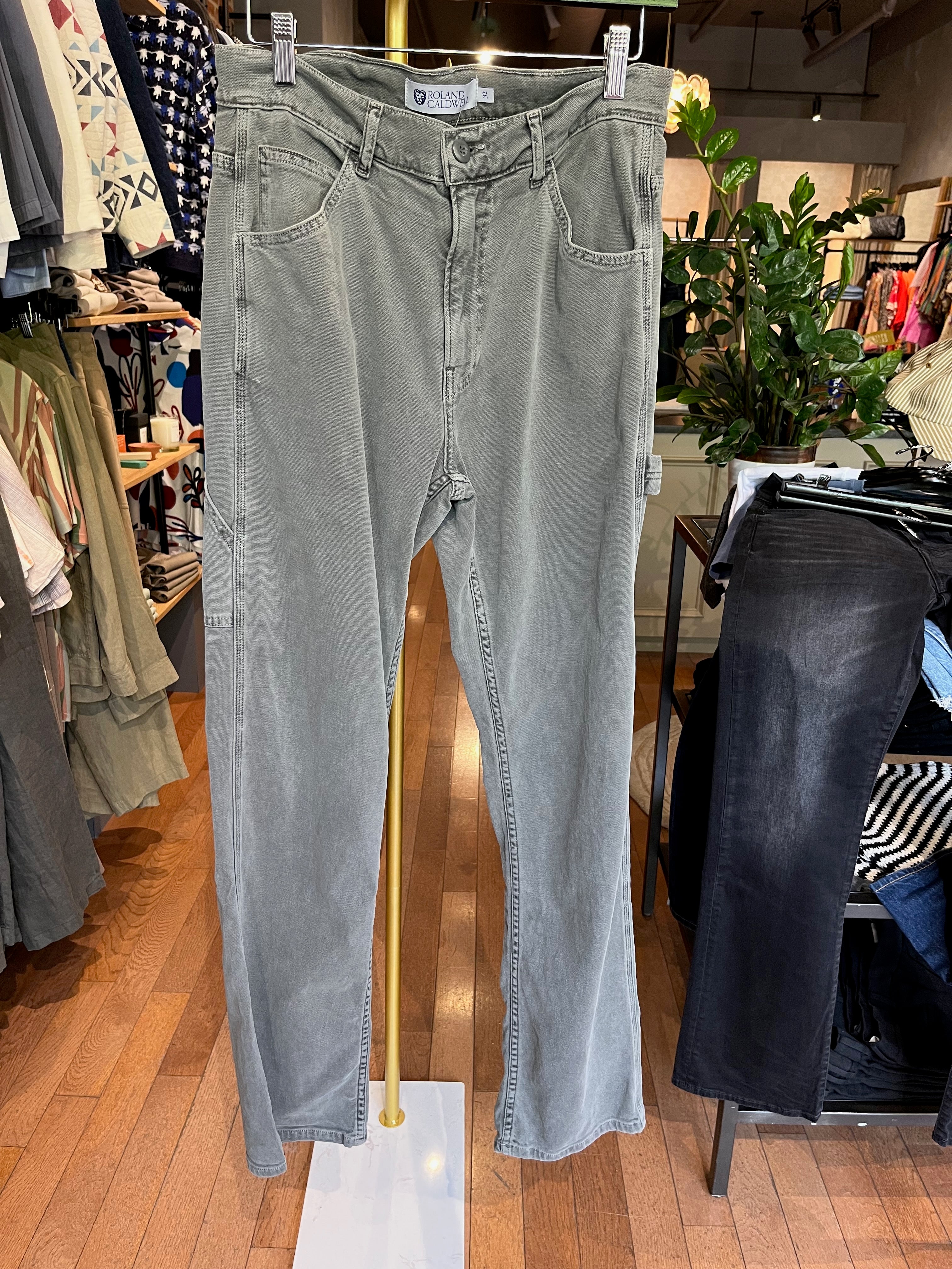 Roland Caldwell Mason Pant - Charcoal Men's Bottoms - Sloane Boutique