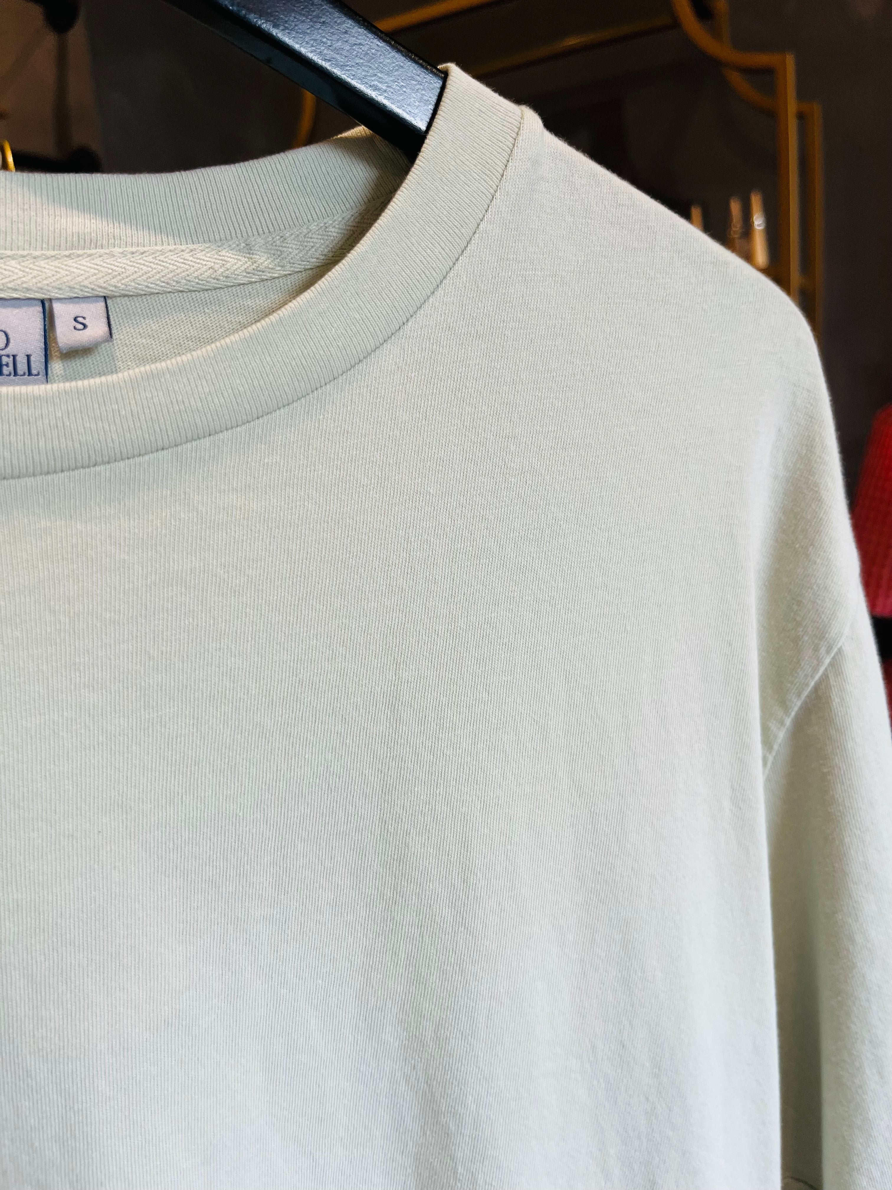 Roland Caldwell Neo Oversized Crew Tee - Salt Men's Tops - Sloane Boutique