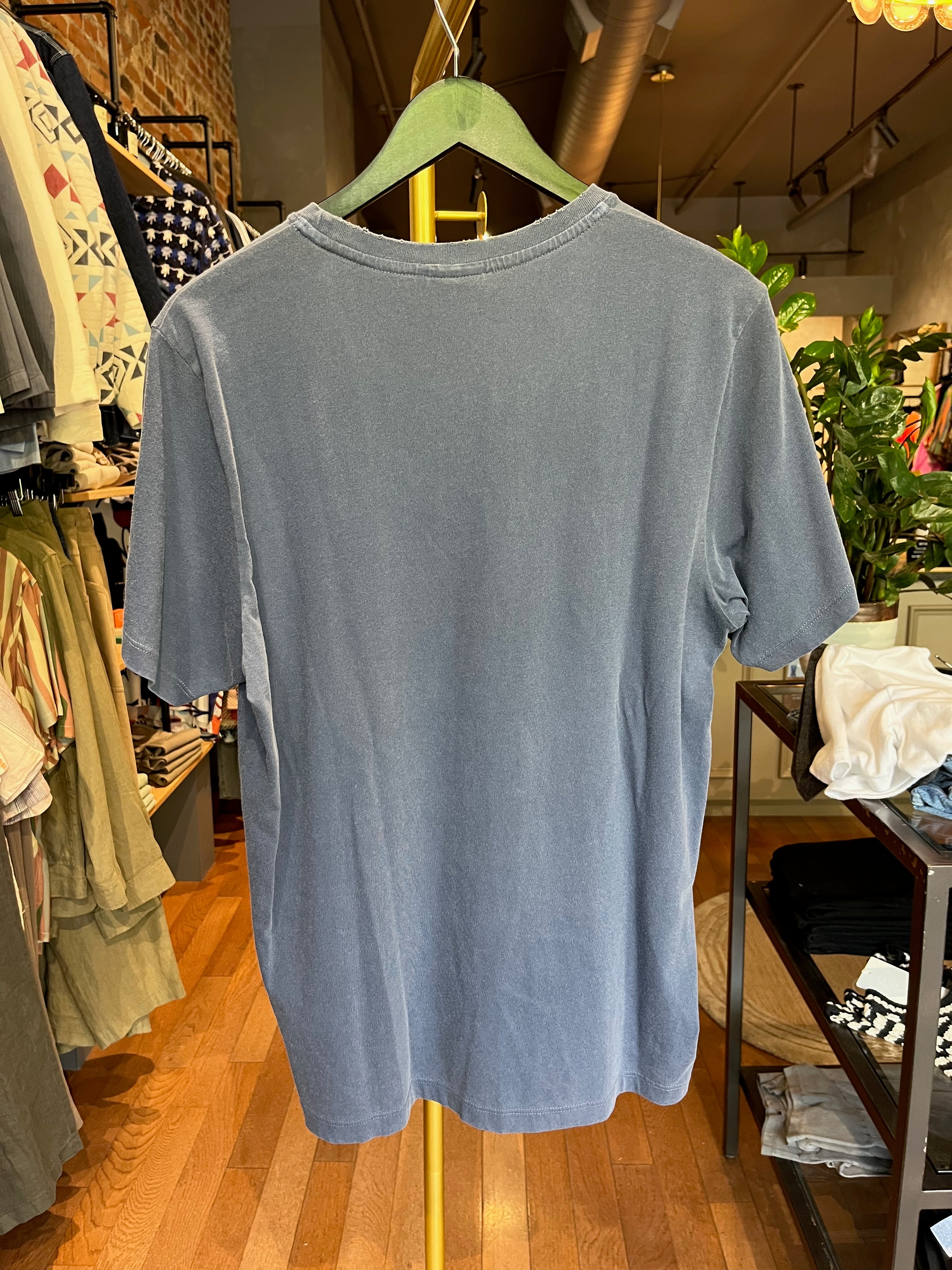 Roland Caldwell Relic Crew Tee - Admiral Blue Men's Tops - Sloane Boutique