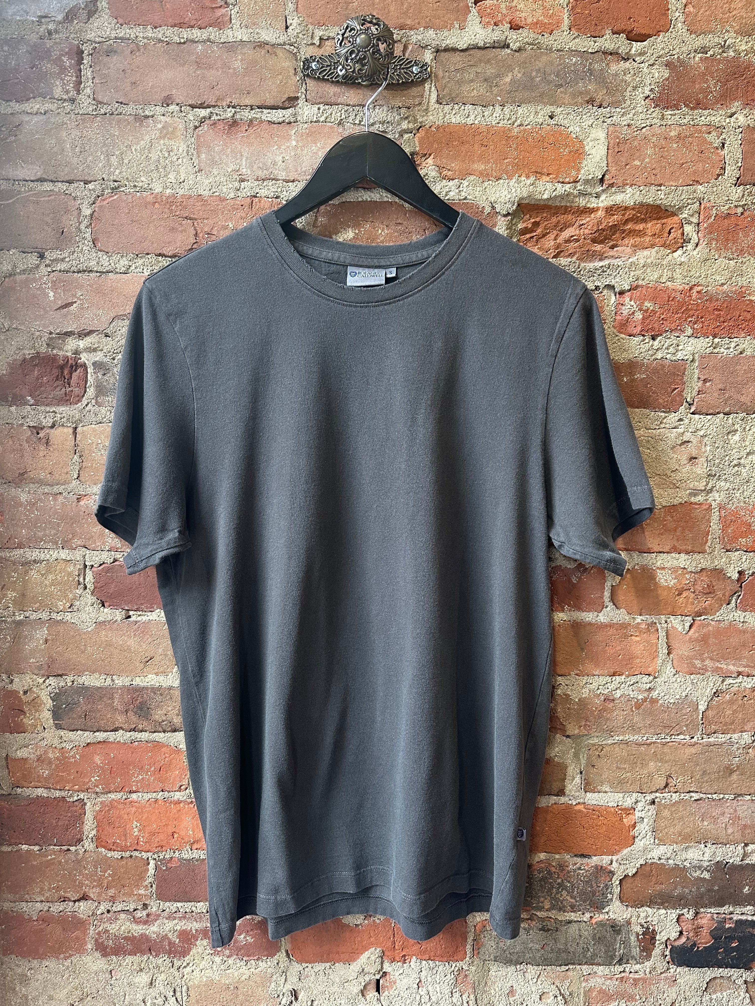 Roland Caldwell Relic Crew Tee - Faded Black Men's Tops - Sloane Boutique