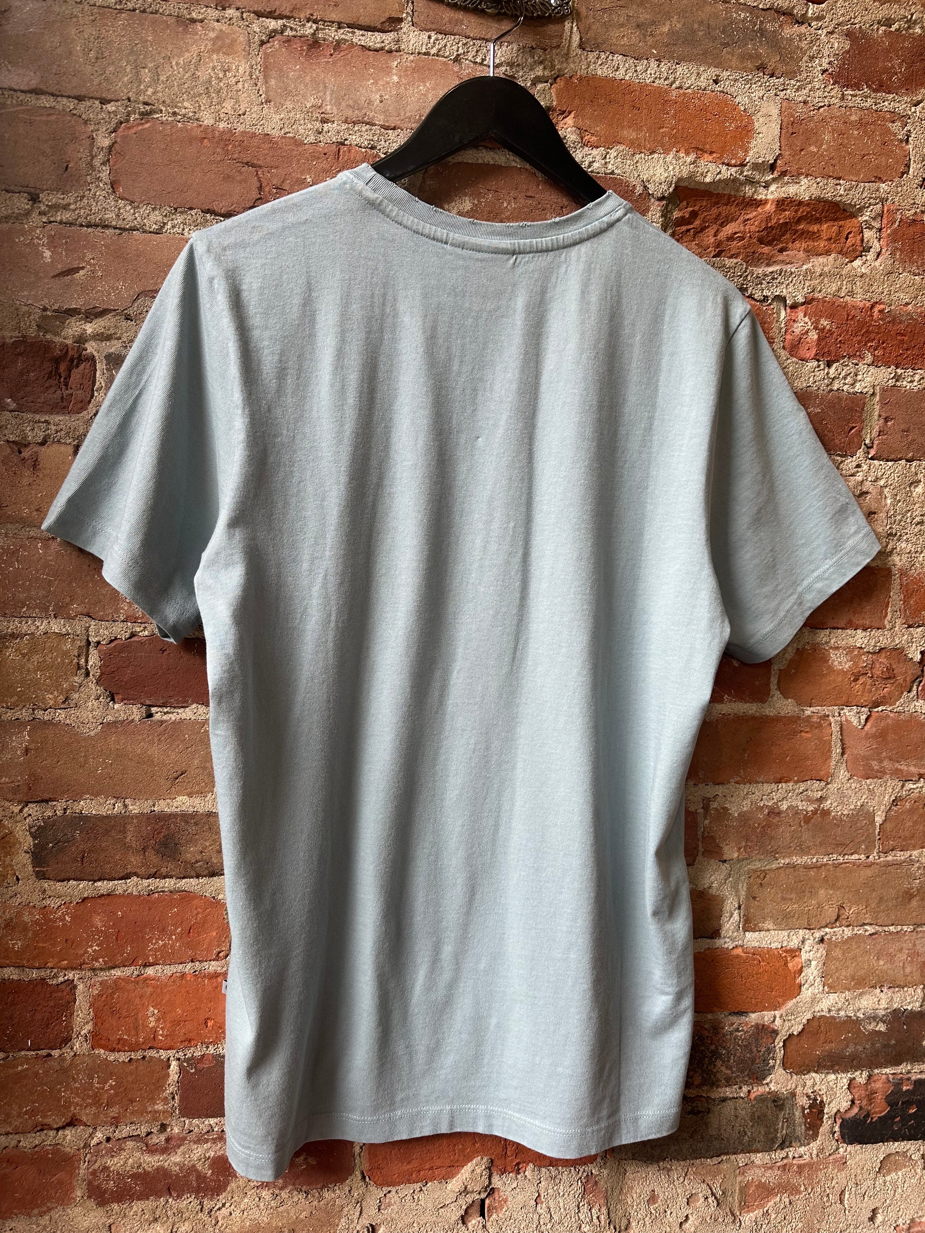 Roland Caldwell Relic Crew Tee - Faded Grey Men's Tops - Sloane Boutique