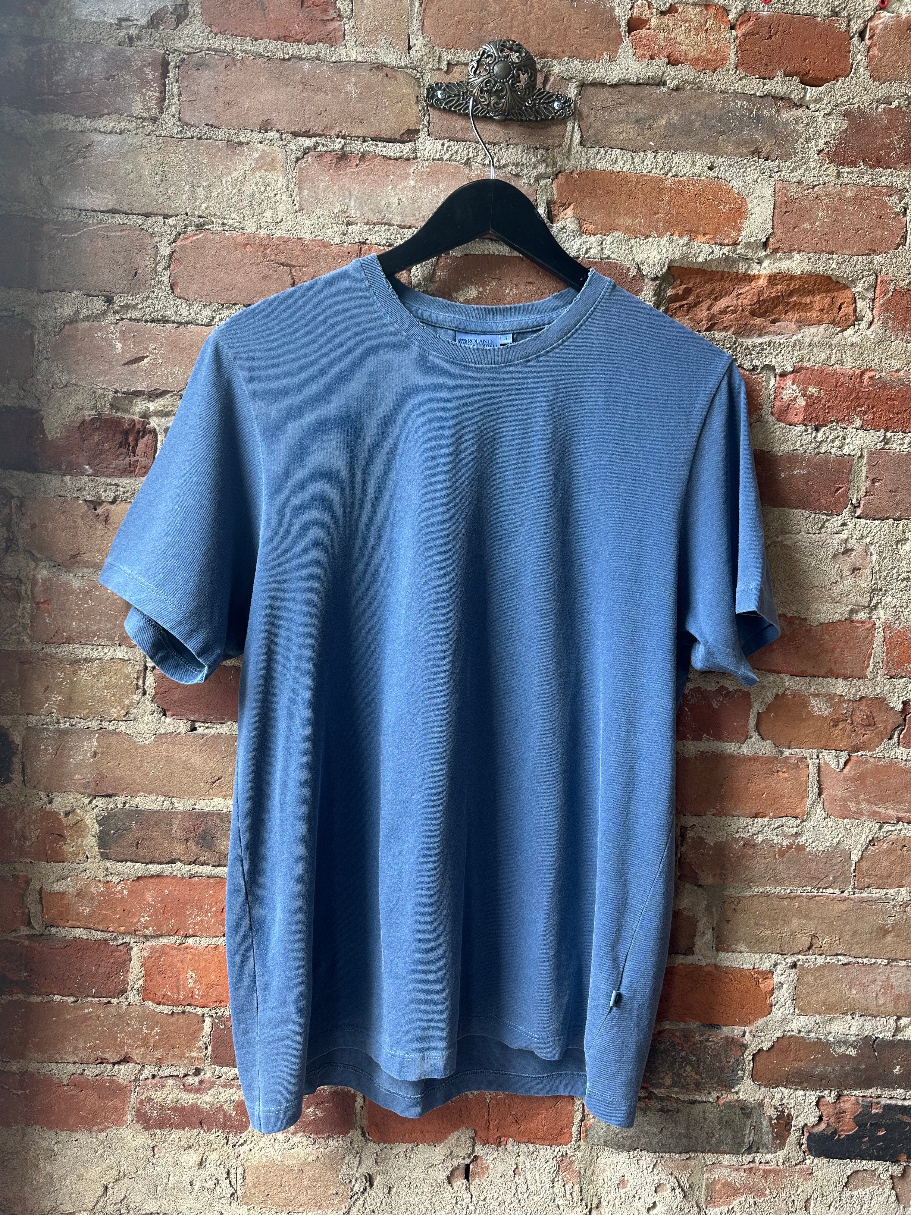 Roland Caldwell Relic Crew Tee - Turkish Blue Men's Tops - Sloane Boutique