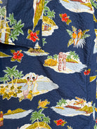 Roland Caldwell Taylor Camp Shirt - Navy Aloha Men's Tops - Sloane Boutique