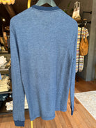 Roland Caldwell The Nick L/S Thermal - Admiral Blue Men's Tops - Sloane Boutique