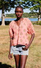 Saylor Adora Blouse - Multicolor Floral Women's Tops - Sloane Boutique