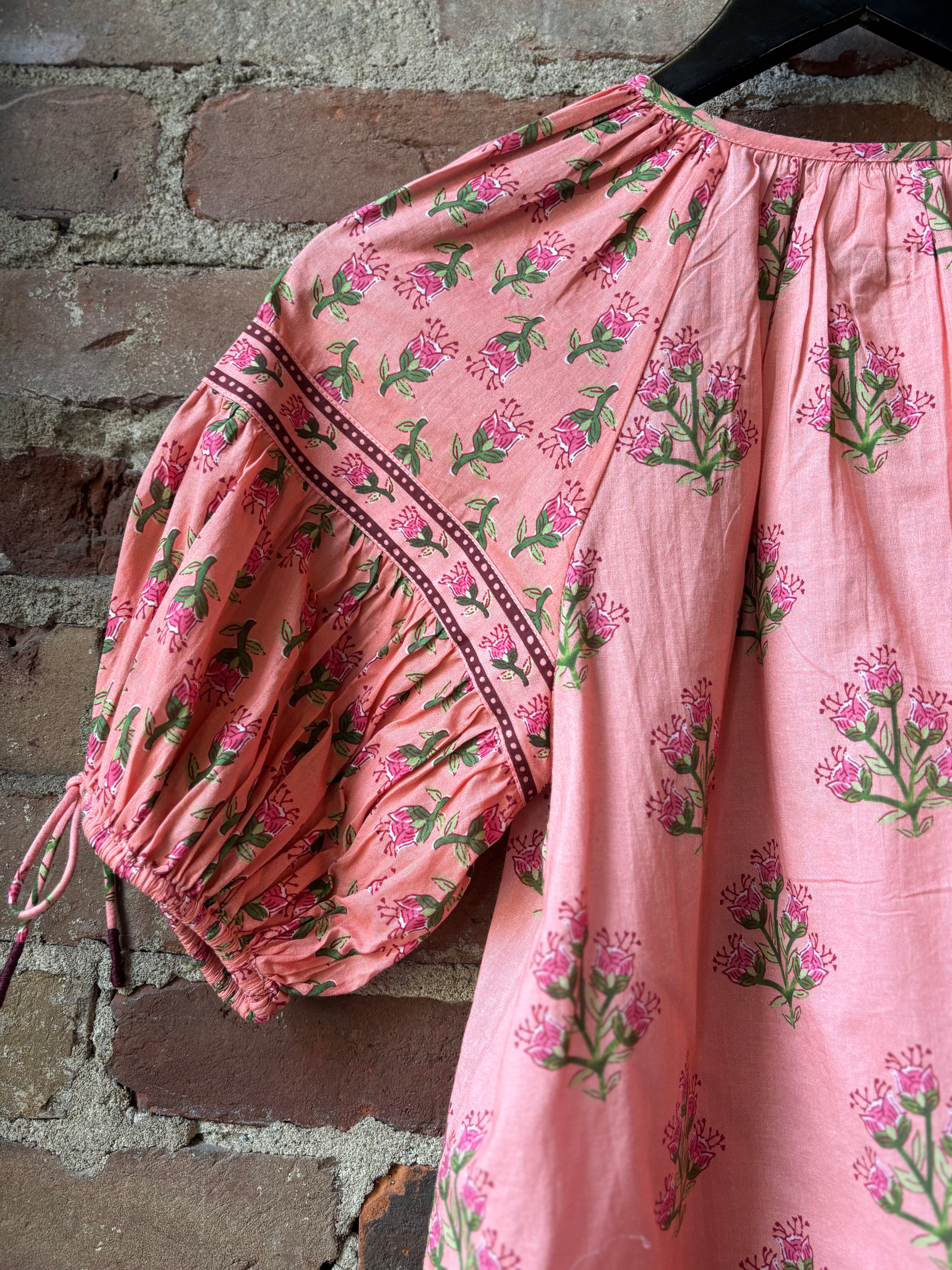 Saylor Adora Blouse - Multicolor Floral Women's Tops - Sloane Boutique