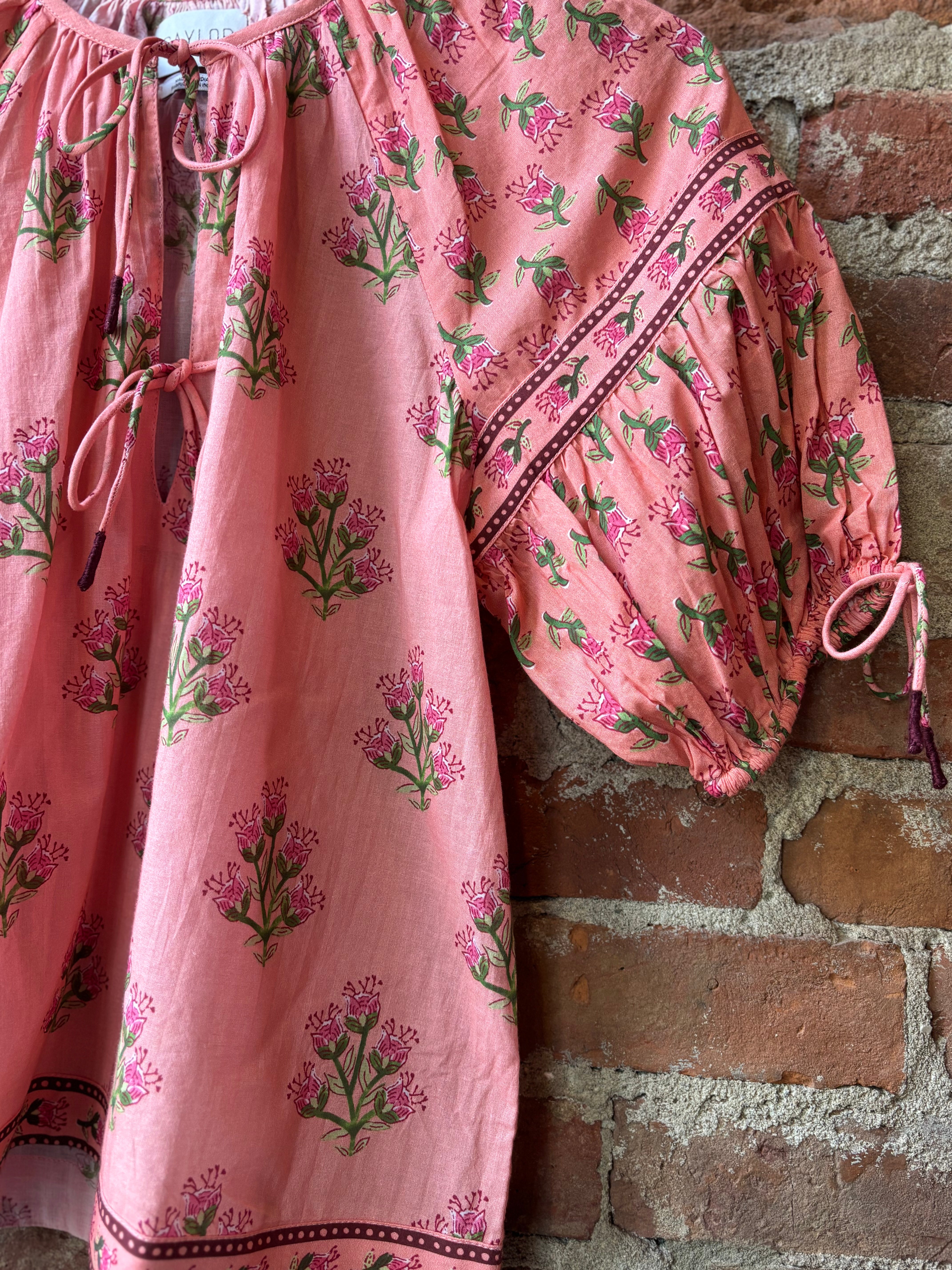 Saylor Adora Blouse - Multicolor Floral Women's Tops - Sloane Boutique