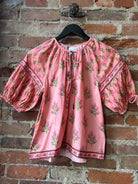 Saylor Adora Blouse - Multicolor Floral Women's Tops - Sloane Boutique