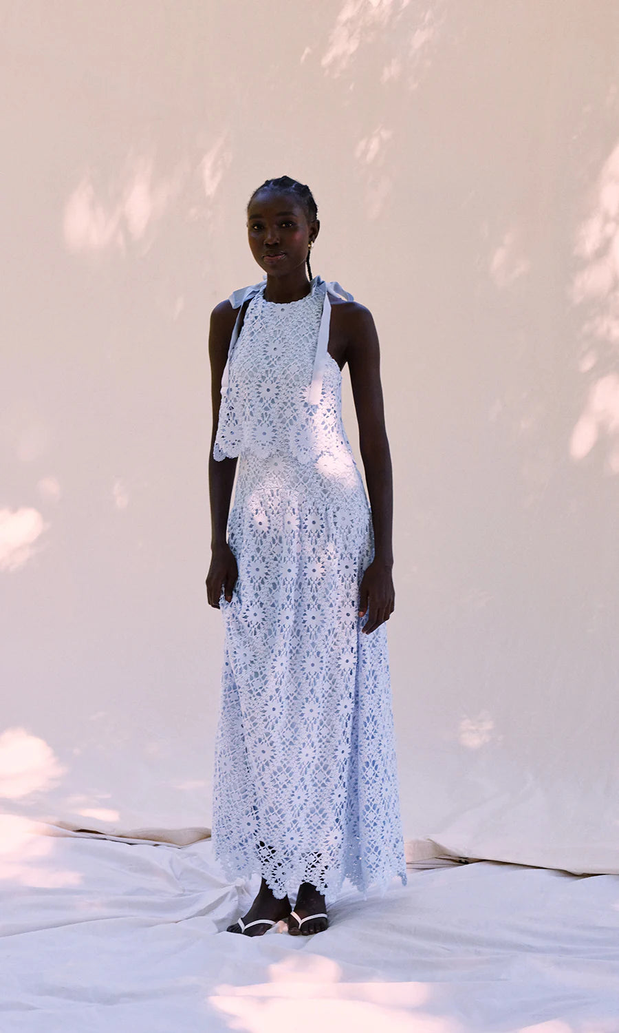 Saylor Dove Dress - Cornflower Dresses - Sloane Boutique