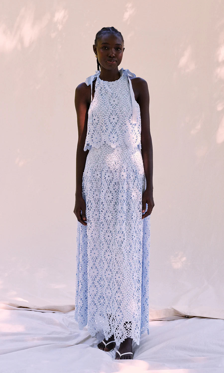 Saylor Dove Dress - Cornflower Dresses - Sloane Boutique