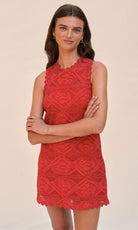 Saylor Irene Dress - Tango Red Dresses - Sloane Boutique