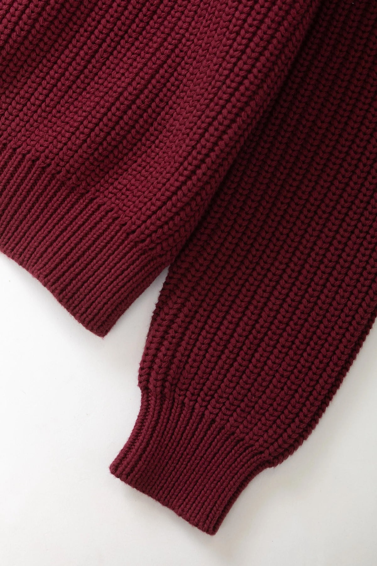Service Works Artichoke Chunky Knit - Burgundy Men's Tops - Sloane Boutique