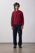 Service Works Artichoke Chunky Knit - Burgundy Men's Tops - Sloane Boutique