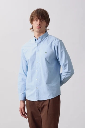 Service Works Artichoke Oxford - Blue Men's Tops - Sloane Boutique
