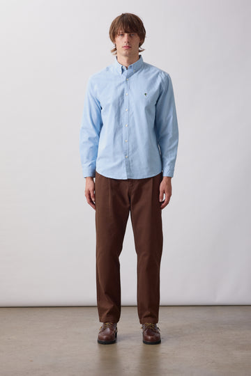 Service Works Artichoke Oxford - Blue Men's Tops - Sloane Boutique