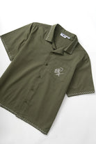 Service Works Border Shirt - Olive Men's Tops - Sloane Boutique