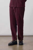 Service Works Fine Cord Waiter Pant - Burgundy Men's Bottoms - Sloane Boutique