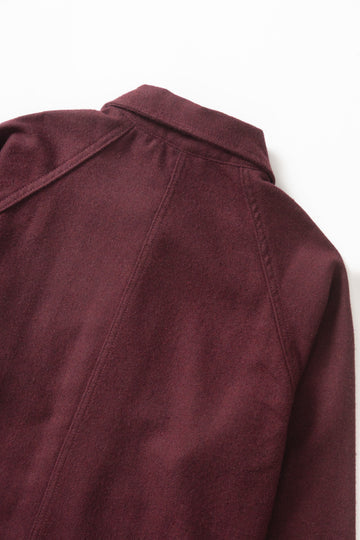 Service Works Flannel Overshirt - Burgundy Men's Tops - Sloane Boutique