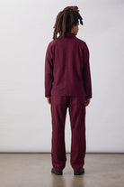 Service Works Flannel Overshirt - Burgundy Men's Tops - Sloane Boutique