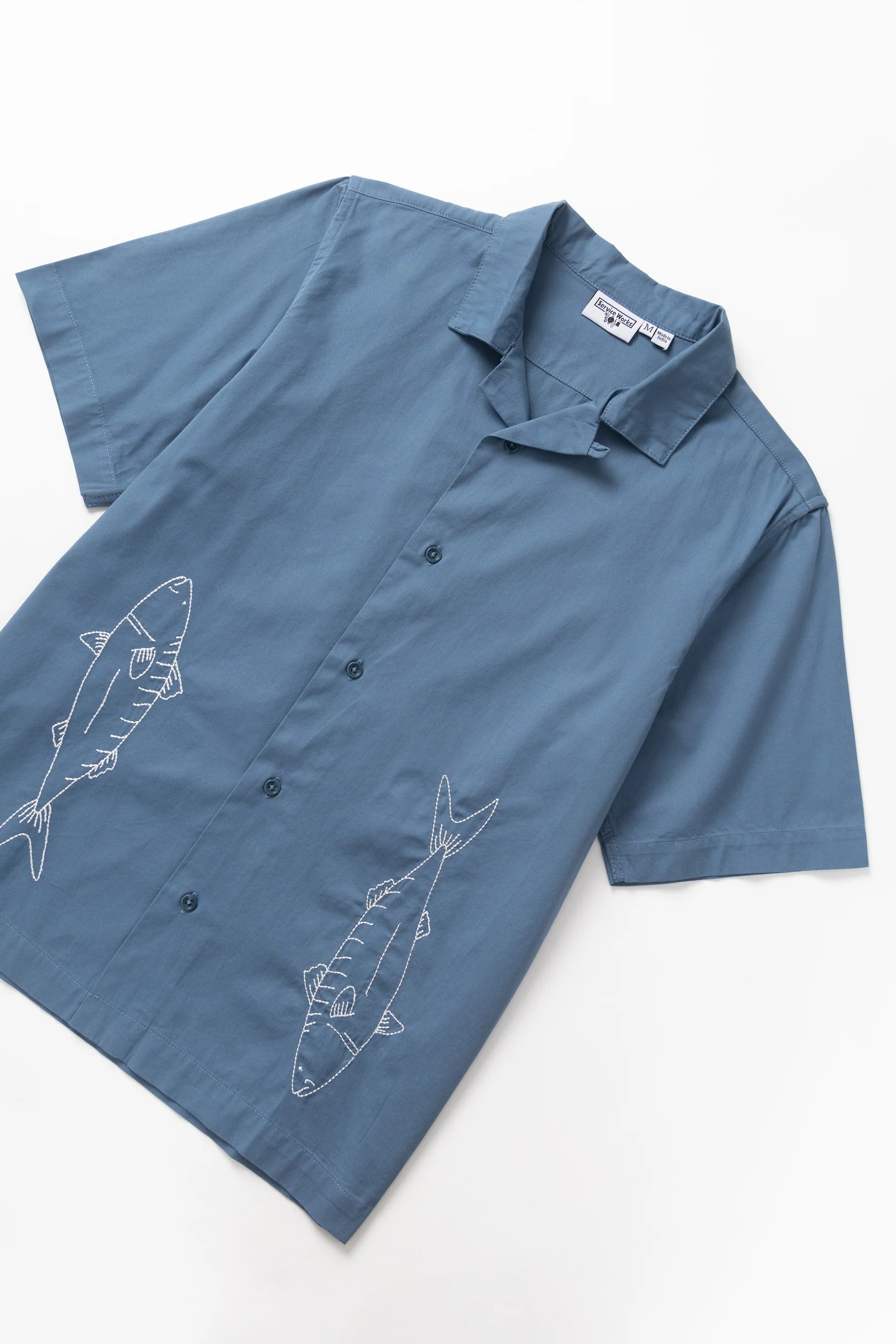 Service Works Mackerel Shirt - Slate Men's Tops - Sloane Boutique