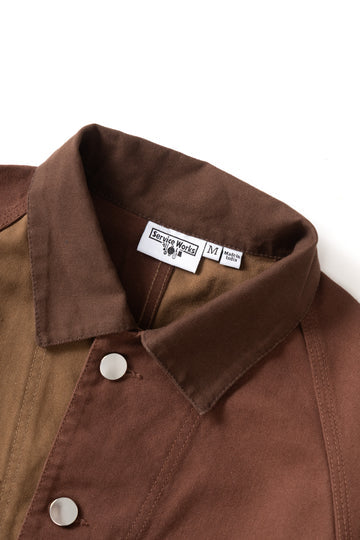 Service Works Patchwork Coverall 2.0 - Brown Outerwear - Sloane Boutique