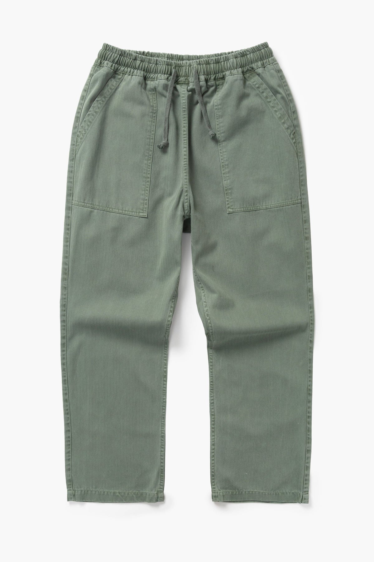 Service Works Pigment Herringbone Pant - Olive Men's Bottoms - Sloane Boutique