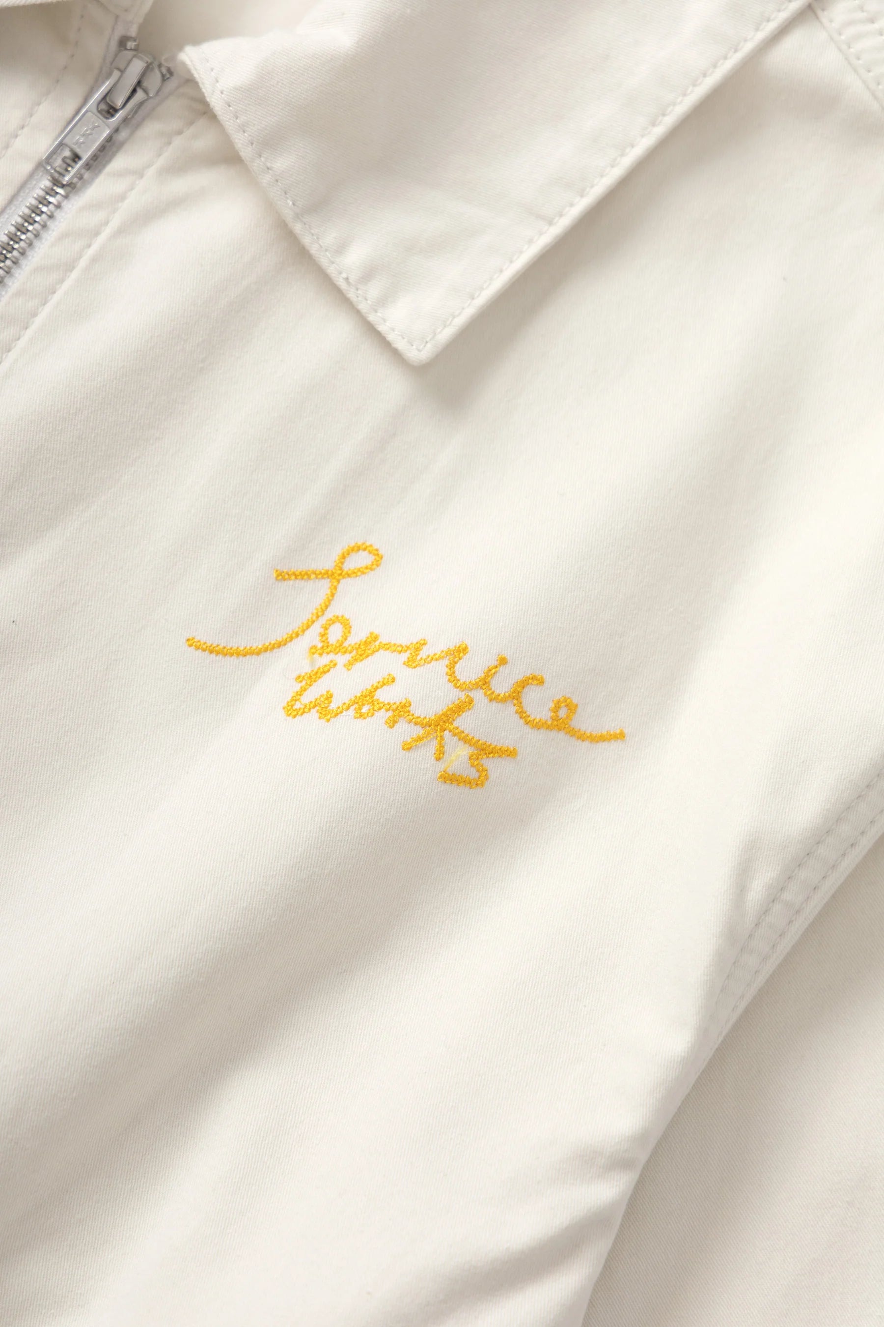 Service Works Twill Work Jacket - Off-White Outerwear - Sloane Boutique