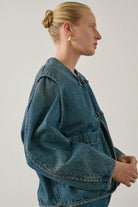 Soeur Agatha Top - Denim Blue Outerwear - Sloane Boutique