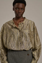 Soeur Chypre Blouse - Grey / Green Women's Tops - Sloane Boutique