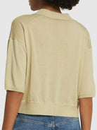 Soeur Elton Short Sleeve Polo - Sage Women's Tops - Sloane Boutique