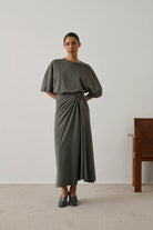 Soeur Goa Skirt - Ardoise Women's Bottoms - Sloane Boutique