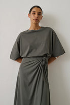 Soeur Helsinki Organic Cotton T-Shirt - Slate Women's Tops - Sloane Boutique