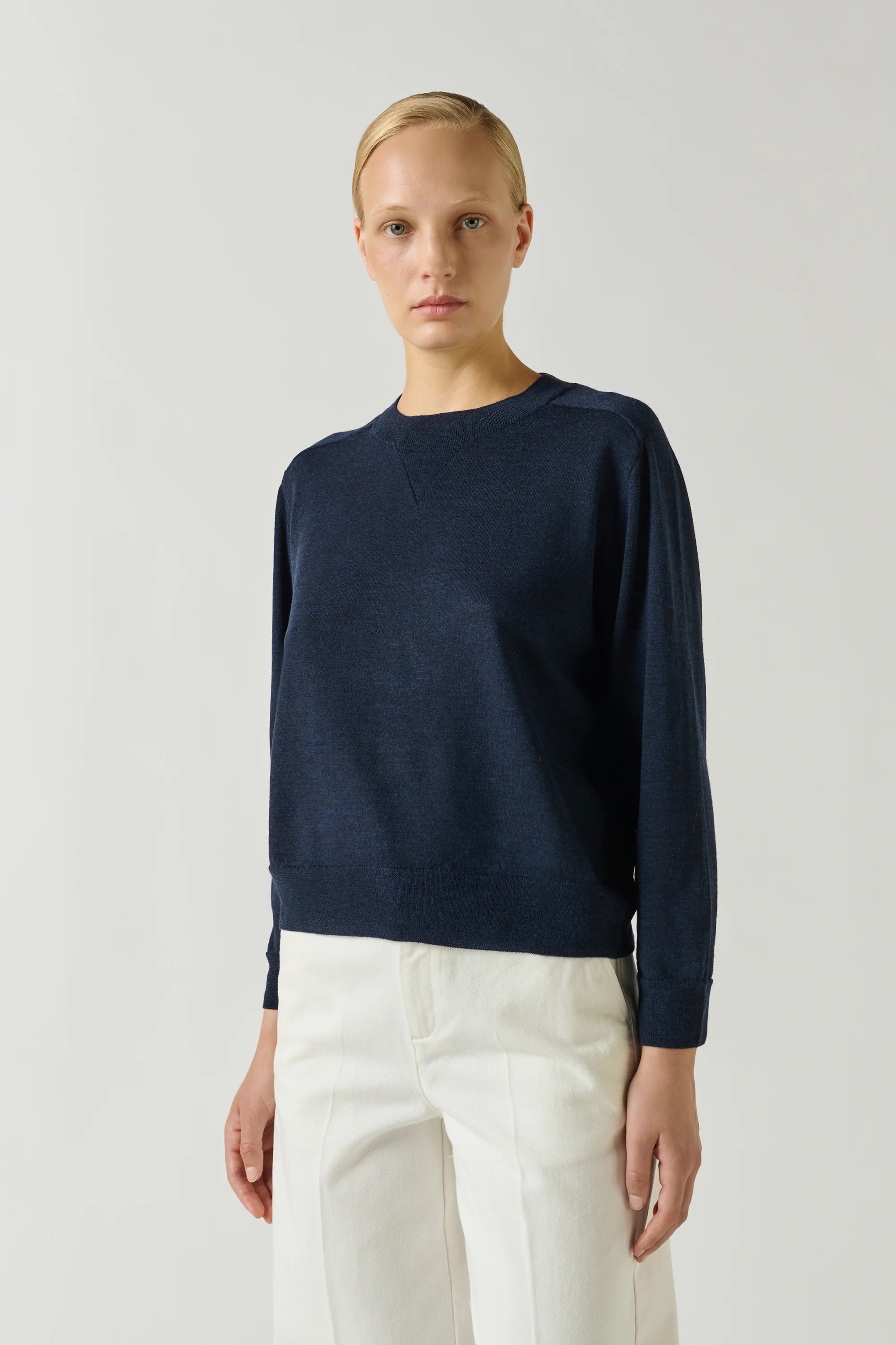 Soeur Pio Sweater - Navy Women's Tops - Sloane Boutique