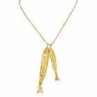 Sophie Deschamps Ablette Duo Necklace - Gold Jewelry - Sloane Boutique