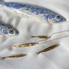 Sophie Deschamps Ablette Duo Necklace - Gold Jewelry - Sloane Boutique