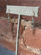Sophie Deschamps Amber Earrings - Gold / Blue Tourmalines Jewelry - Sloane Boutique