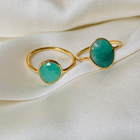 Sophie Deschamps Anahita Ring - Emerald Jewelry - Sloane Boutique