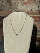 Sophie Deschamps Collier Bangalore (Single Star) - Rose Gold / Hydro Tourmaline Star Jewelry - Sloane Boutique