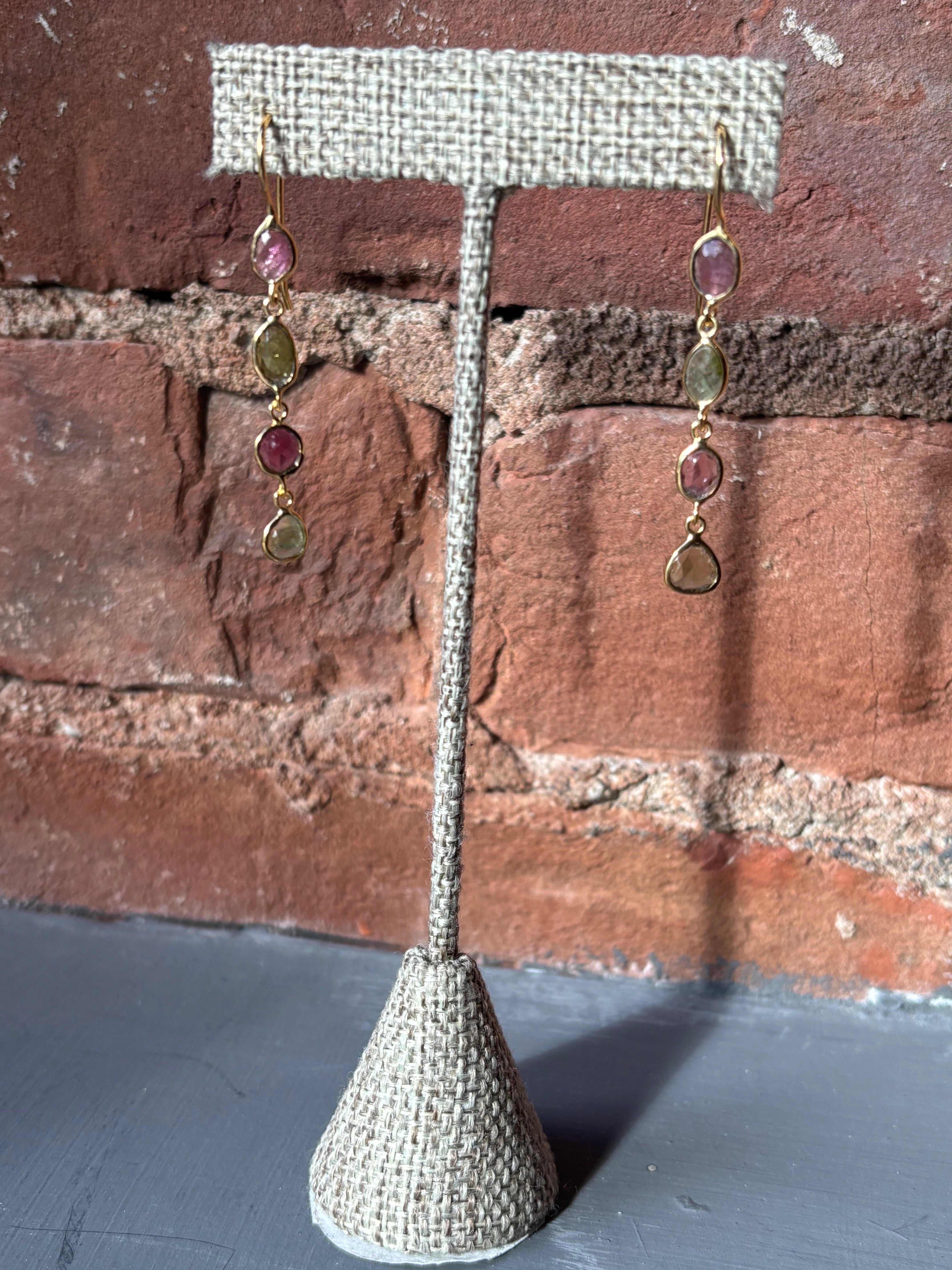 Sophie Deschamps Ila Earrings - Tourmaline Mix Jewelry - Sloane Boutique