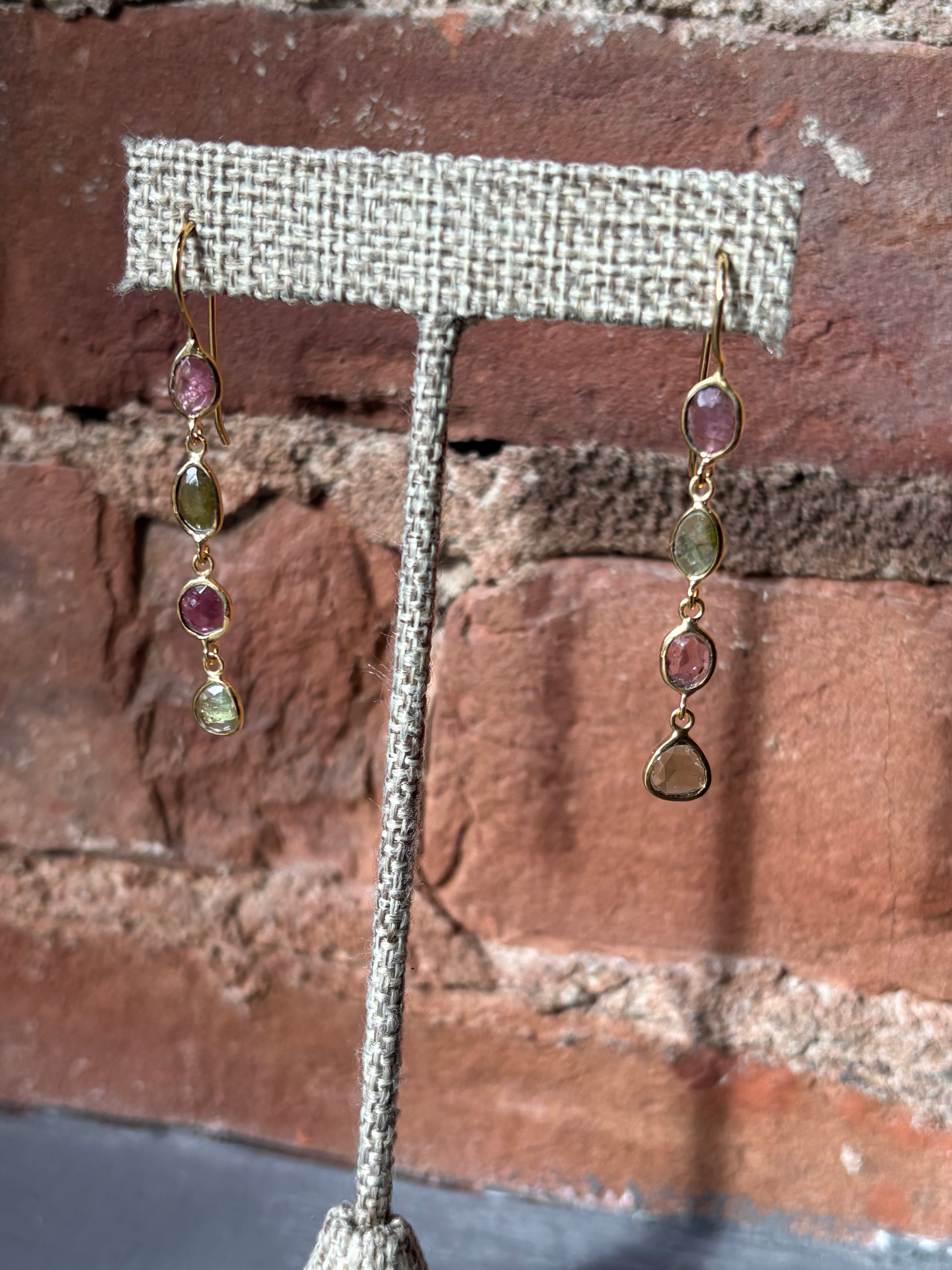 Sophie Deschamps Ila Earrings - Tourmaline Mix Jewelry - Sloane Boutique