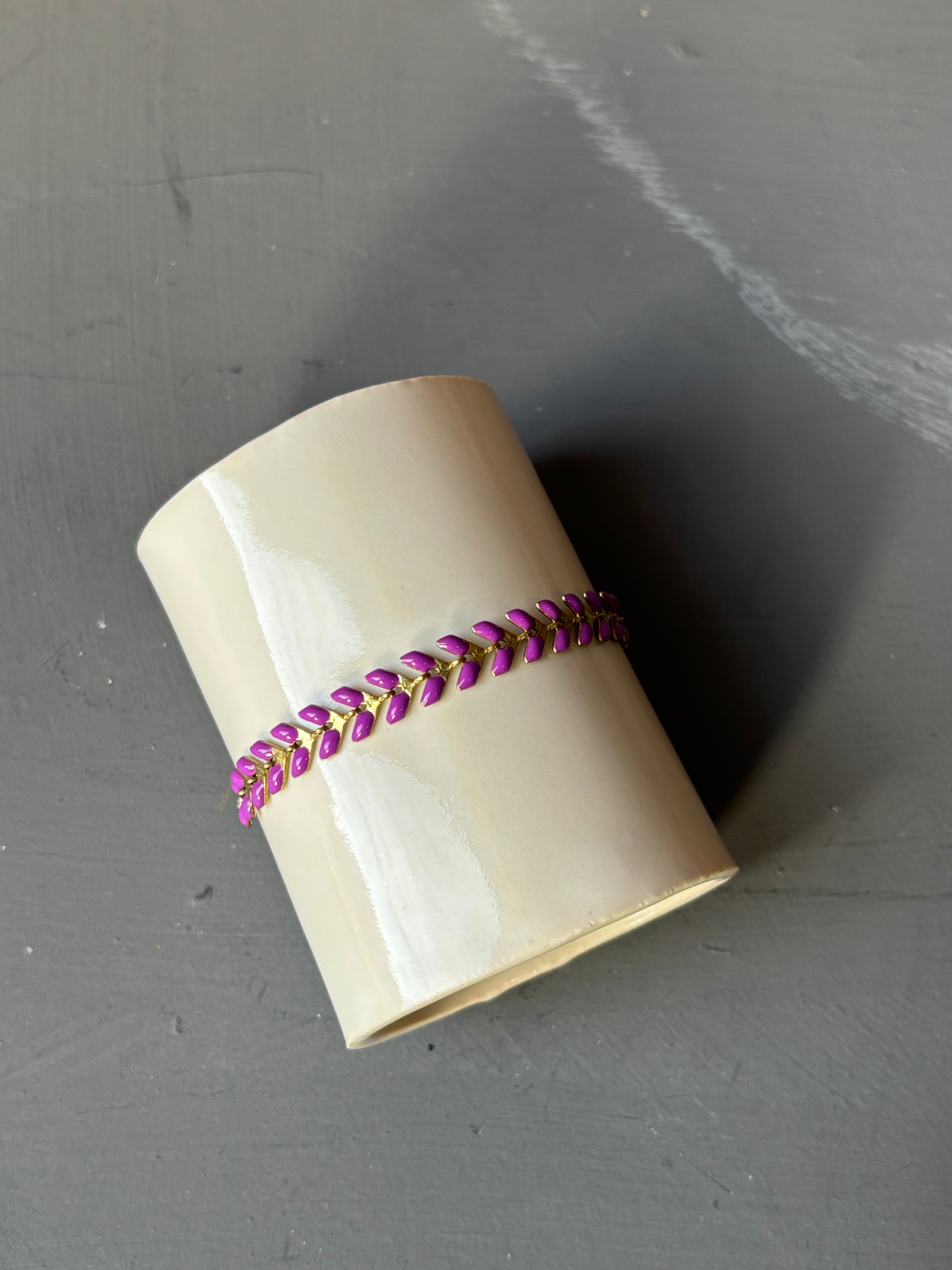 Sophie Deschamps Leopold Bracelet - Purple Jewelry - Sloane Boutique