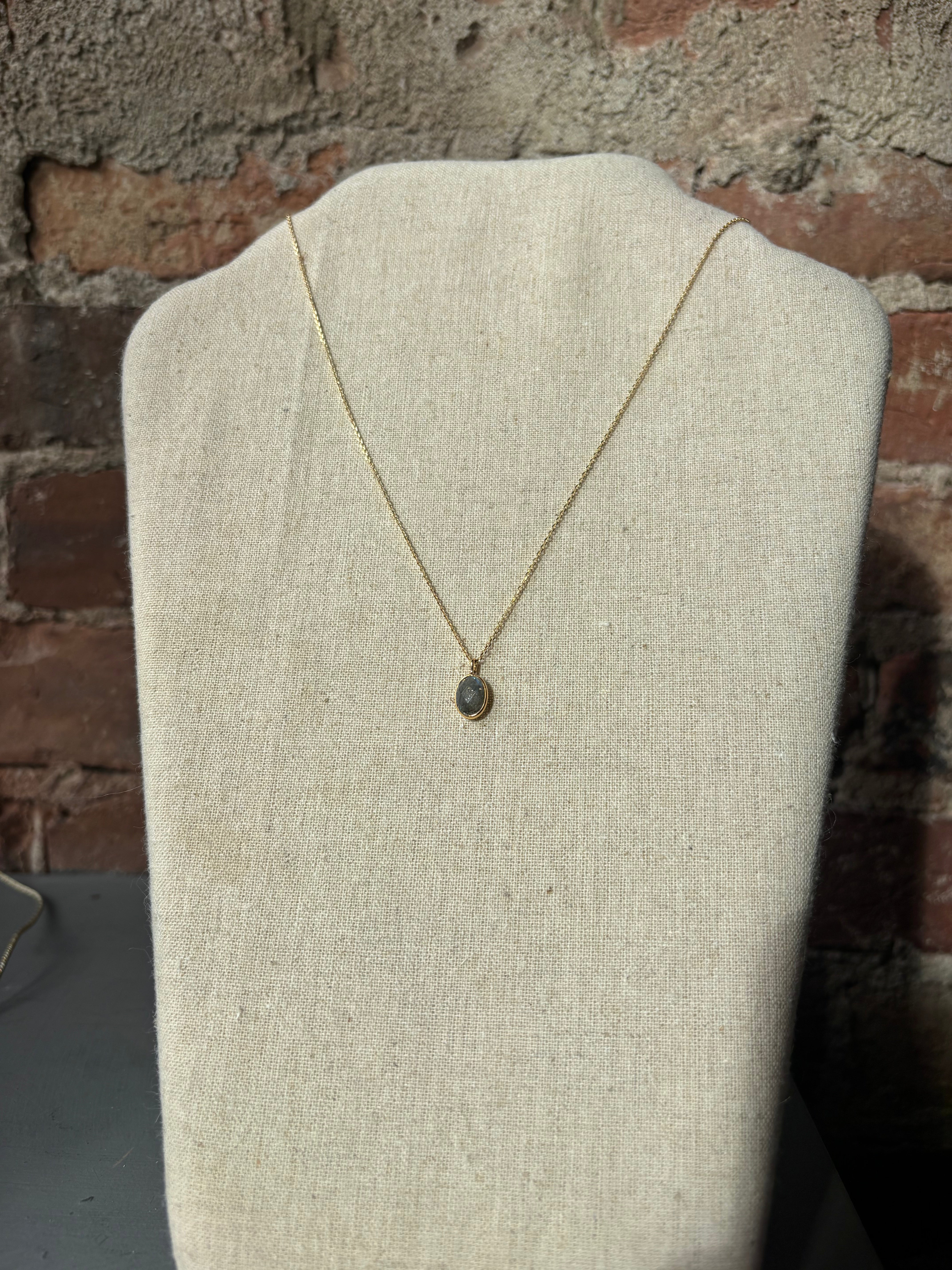 Sophie Deschamps Magali Necklace - Labradorite Jewelry - Sloane Boutique
