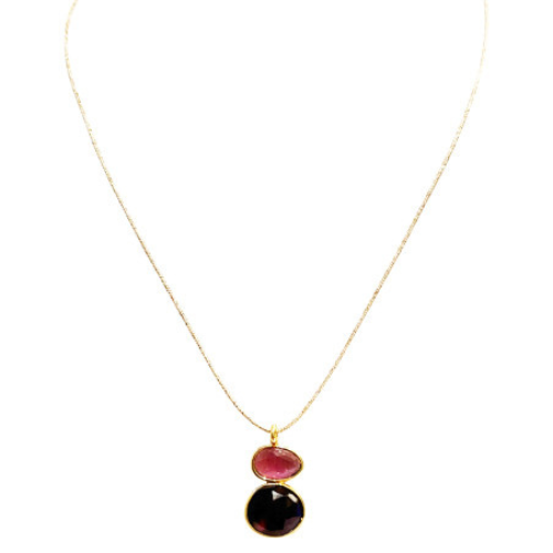 Sophie Deschamps Nila Chain Necklace - Tourmaline Jewelry - Sloane Boutique