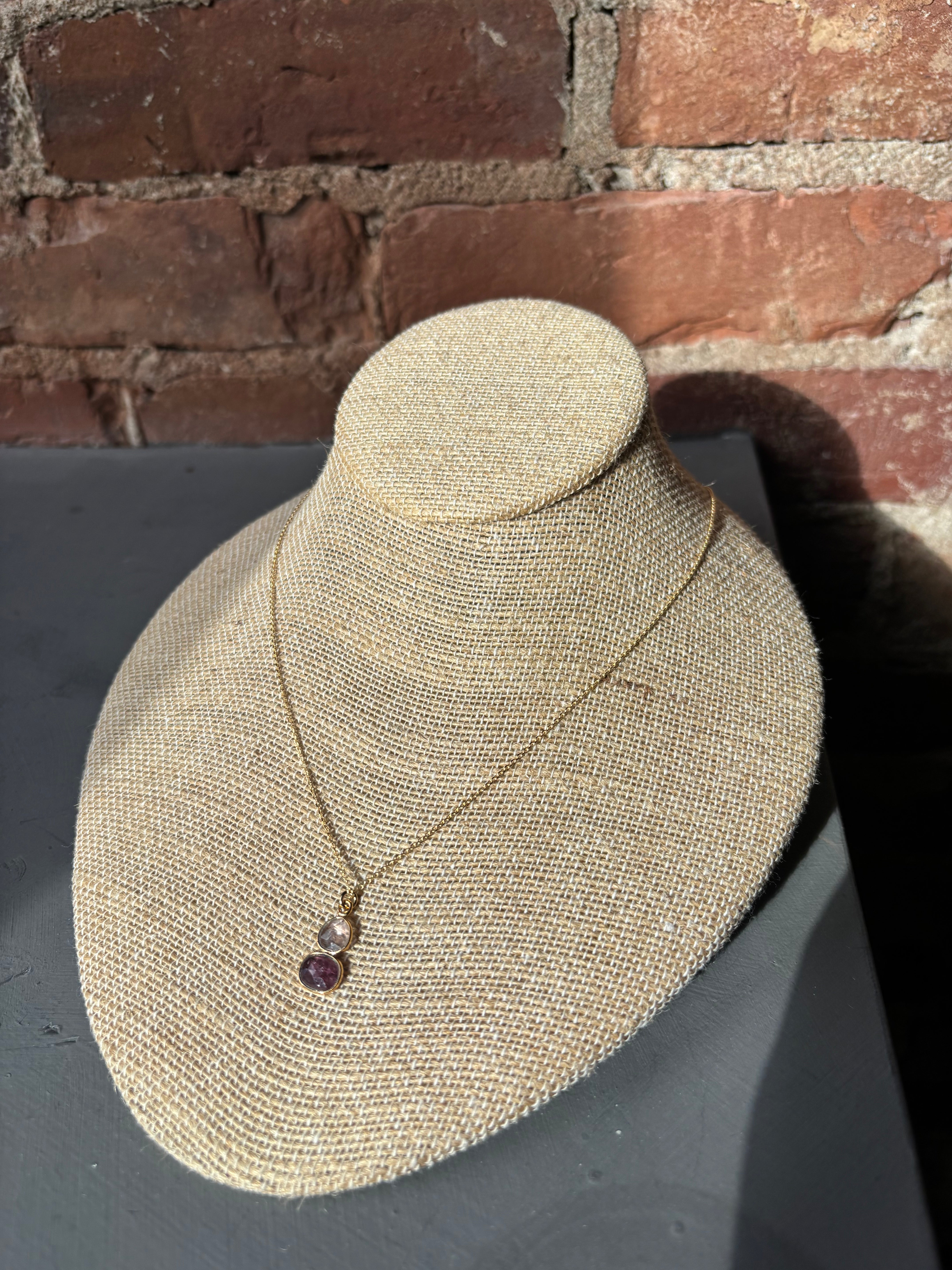 Sophie Deschamps Nila Chain Necklace - Tourmaline Jewelry - Sloane Boutique