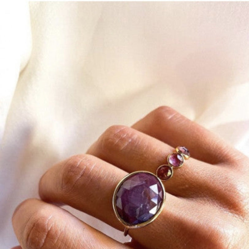 Sophie Deschamps Sita Ring - Star Ruby Jewelry - Sloane Boutique