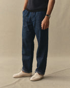 Taylor Stitch Breakwater Pant - Rinsed Indigo Hemp Denim Men's Bottoms - Sloane Boutique
