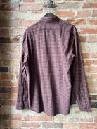 Taylor Stitch California Shirt - Black Cherry Gingham Men's Tops - Sloane Boutique