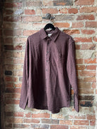 Taylor Stitch California Shirt - Black Cherry Gingham Men's Tops - Sloane Boutique