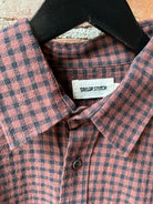 Taylor Stitch California Shirt - Black Cherry Gingham Men's Tops - Sloane Boutique